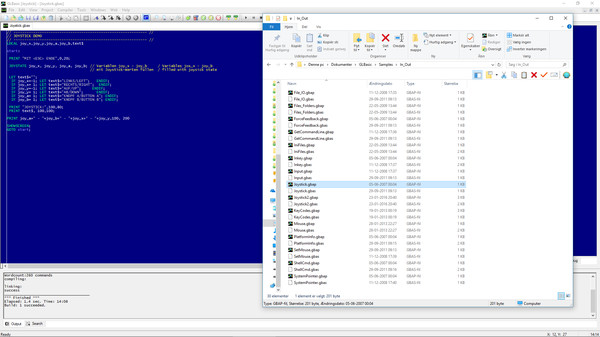GLBasic SDK - A Multiplatform BASIC Compiler screenshot 2