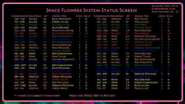 Space Flowers screenshot 2