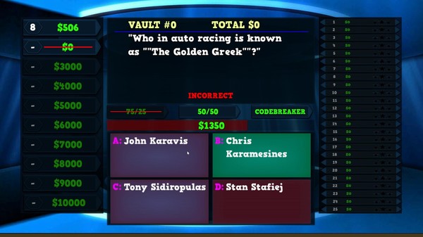 Trivia Vault: Auto Racing Trivia screenshot 2