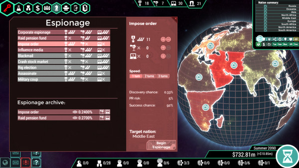Spinnortality | cyberpunk management sim screenshot 6
