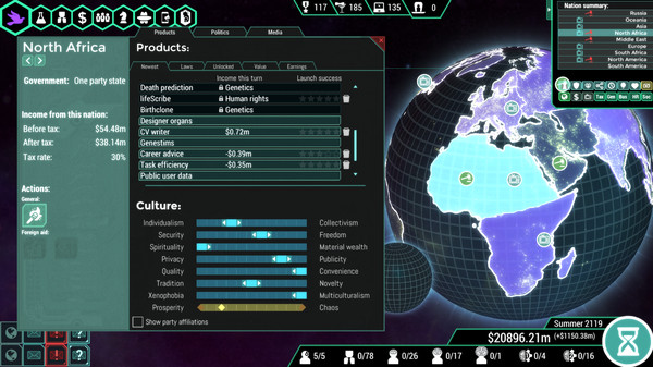 Spinnortality | cyberpunk management sim screenshot 10