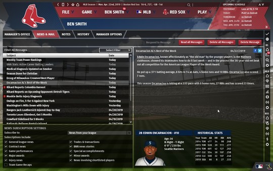 Out of the Park Baseball 20 screenshot 7