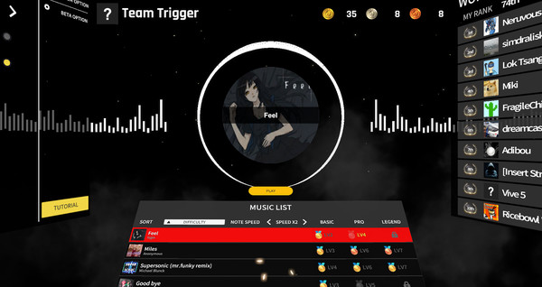 TapSonic World Champion VR screenshot 1