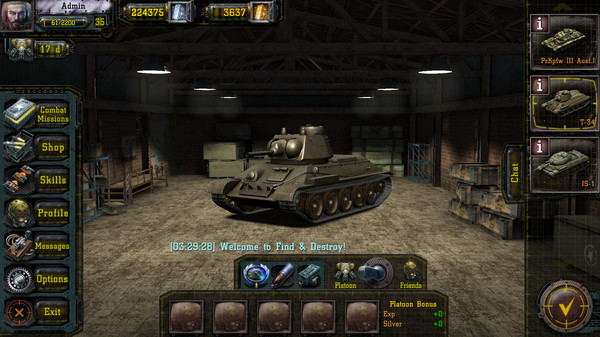 Find & Destroy: Tank Strategy screenshot 1