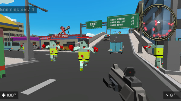 Square Head Zombies 2 - FPS Game screenshot 3