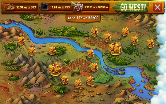 Wild West Saga: Idle Tycoon Clicker screenshot 2