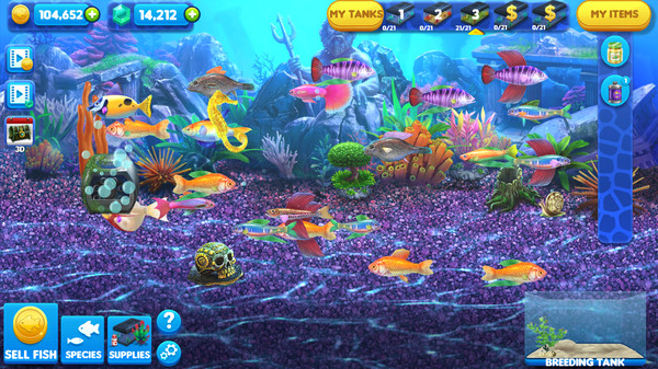 Fish Tycoon 2: Virtual Aquarium screenshot 1