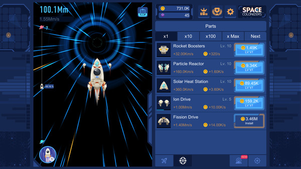 Space Colonizers Idle Clicker screenshot 4
