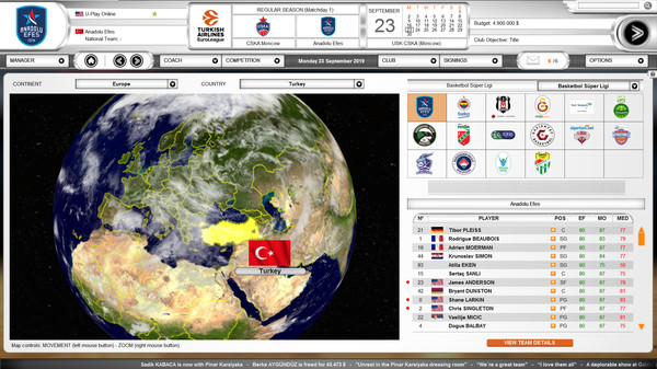International Basketball Manager screenshot 3