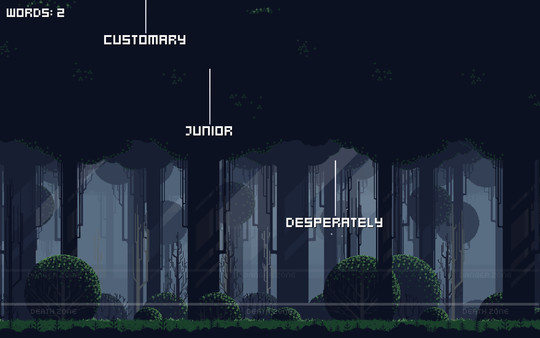 Falling words screenshot 5