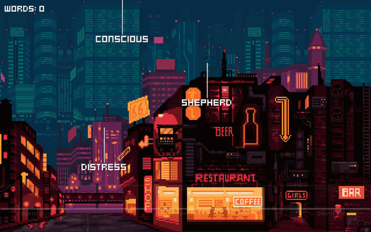 Falling words screenshot 3