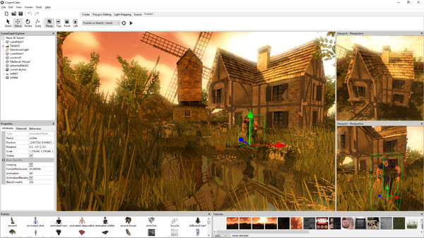 CopperCube 6 Game Engine screenshot 1