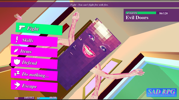 SAD RPG: A Social Anxiety Role Playing Game screenshot 12