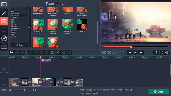 Movavi Video Editor 14 Plus screenshot 5
