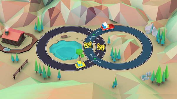 Car Puzzle: Round Ways screenshot 1