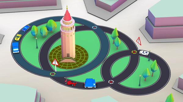 Car Puzzle: Round Ways screenshot 7