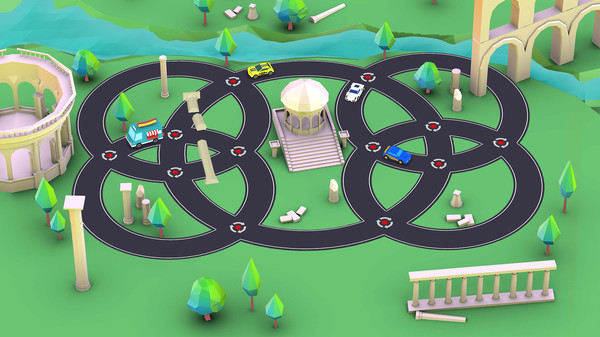 Car Puzzle: Round Ways screenshot 3
