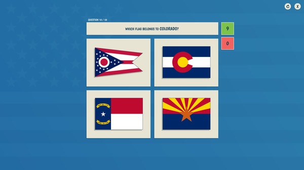 The 50 States Quiz screenshot 2