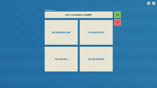 The 50 States Quiz screenshot 3