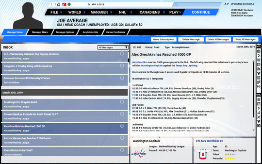 Franchise Hockey Manager 5 screenshot 4