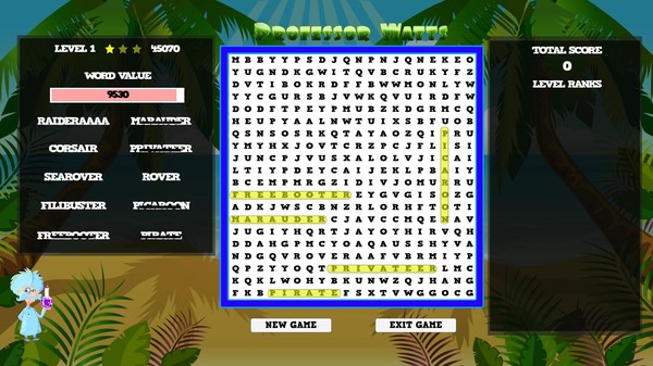 Professor Watts Word Search: Pirates Life screenshot 3