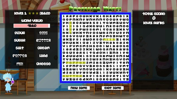 Professor Watts Word Search: Yummy Foods screenshot 4