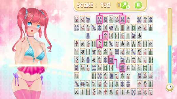 Mahjong Pretty Manga Girls screenshot 3