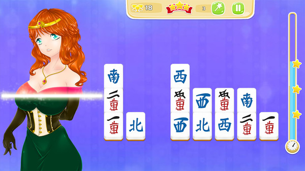 Mahjong Pretty Manga Girls screenshot 8