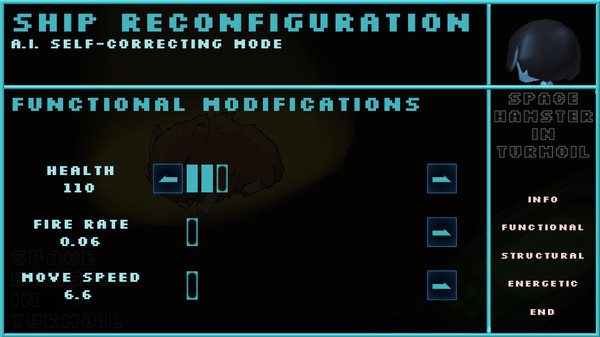 Space Hamster in Turmoil screenshot 3