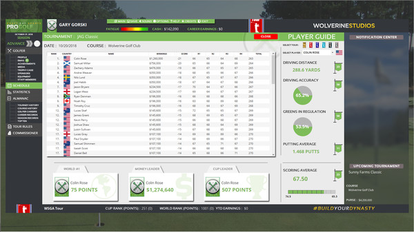 Draft Day Sports: Pro Golf screenshot 3