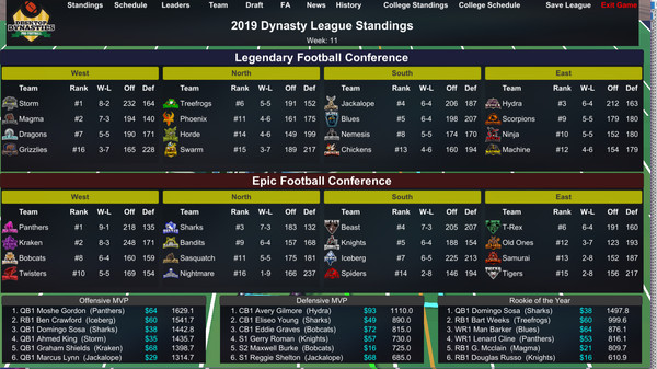 Desktop Dynasties: Pro Football screenshot 3