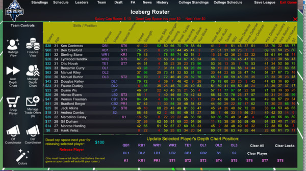 Desktop Dynasties: Pro Football screenshot 1