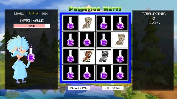 Professor Watts Memory Match: Cute Animals screenshot 4