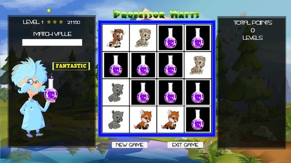 Professor Watts Memory Match: Cute Animals screenshot 5