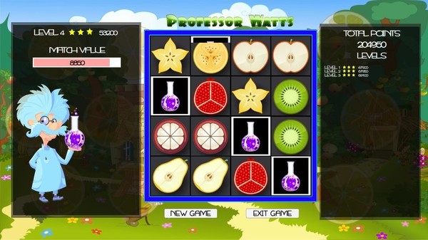 Professor Watts Memory Match: Fresh Fruit screenshot 4