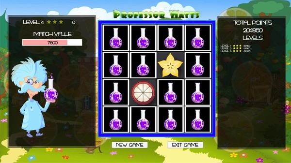 Professor Watts Memory Match: Fresh Fruit screenshot 1