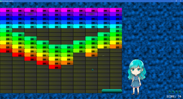 Brick Breaker with Risa screenshot 2