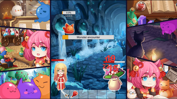 Slime Age: Parody MMORPG Clicker screenshot 6