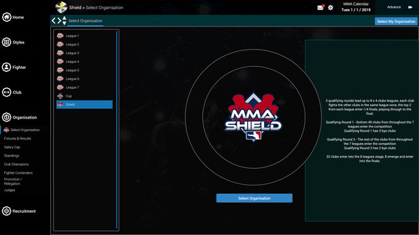 MMA Team Manager screenshot 9