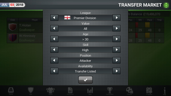 Football Director 2019 screenshot 2