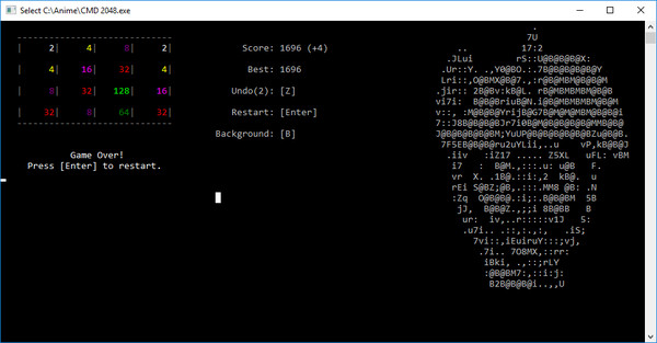 CMD 2048 screenshot 5