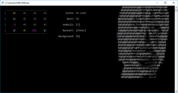 CMD 2048 screenshot 4