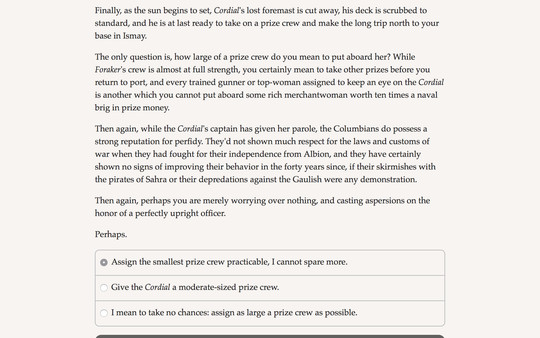 Choice of Broadsides: HMS Foraker screenshot 3