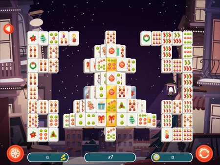 Christmas Mahjong 2 screenshot 1
