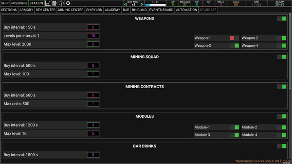 Idle Space Raider screenshot 1