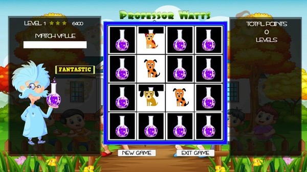 Professor Watts Memory Match: Puppies screenshot 5