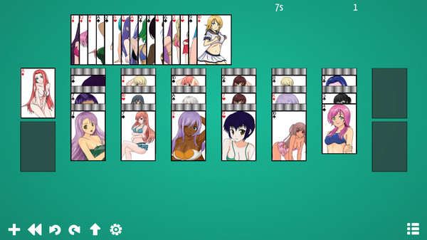 Anime Babes: Solitaire screenshot 1