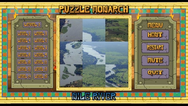 Puzzle Monarch: Nile River screenshot 1