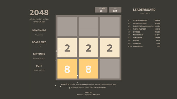 2048 screenshot 4