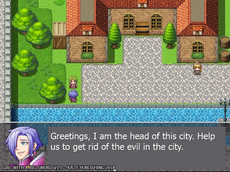Girl with a big SWORD screenshot 2